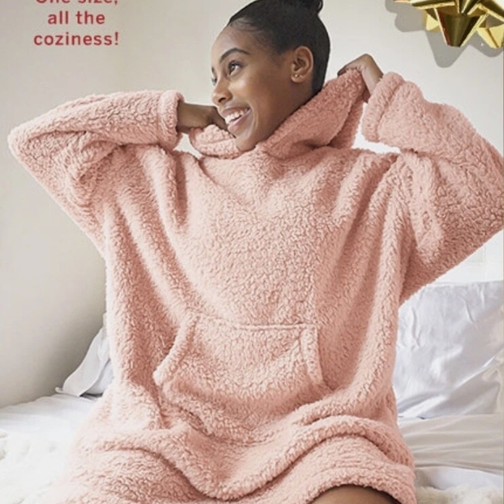Victoria's Secret Sherpa Hoddie  Blanket